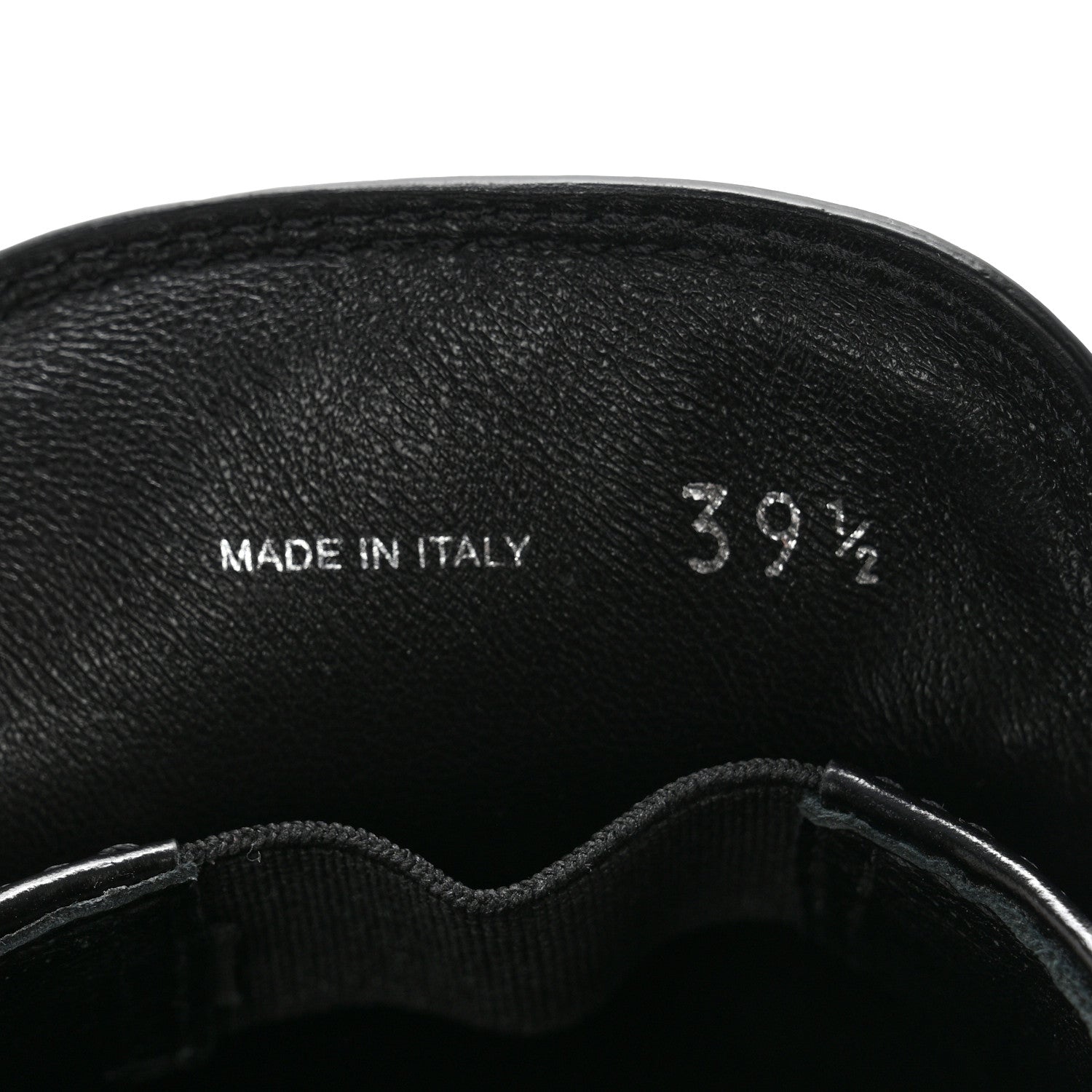 Prada Spazzolato Metal Triangle Logo 85mm Loafers 39.5 Black 8 of 9
