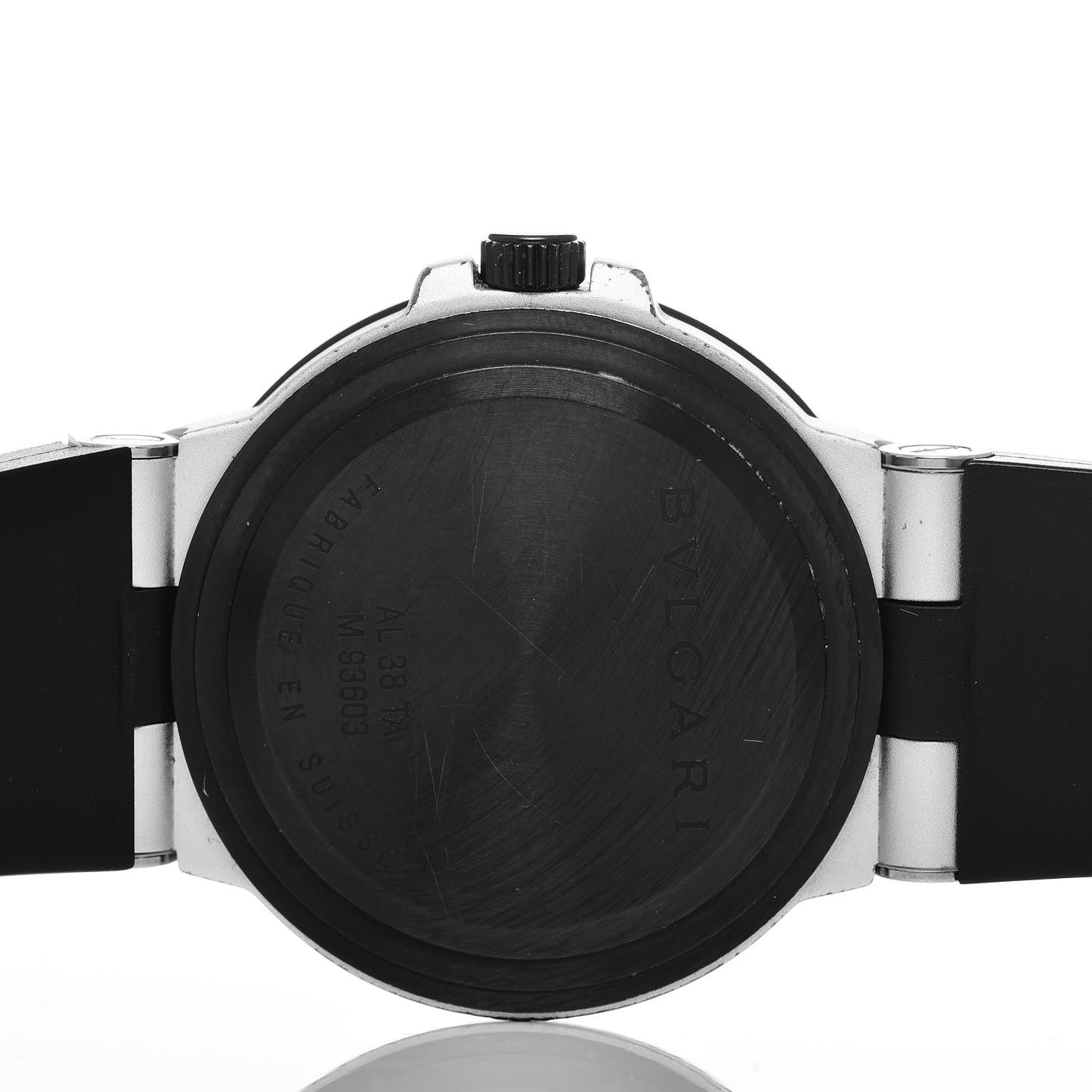 Aluminum Rubber 38mm Diagono Quartz Watch