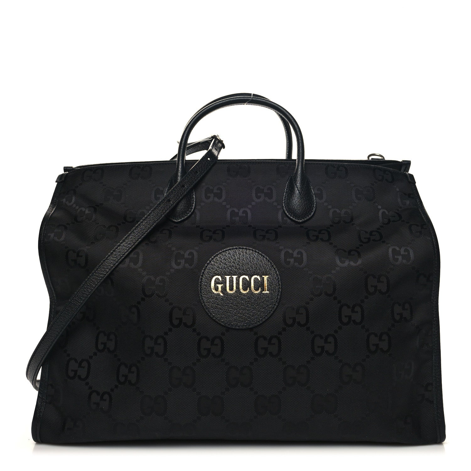 Gucci Econyl Nylon Monogram Large Off The Grid Tote Bag Black 1 of 12