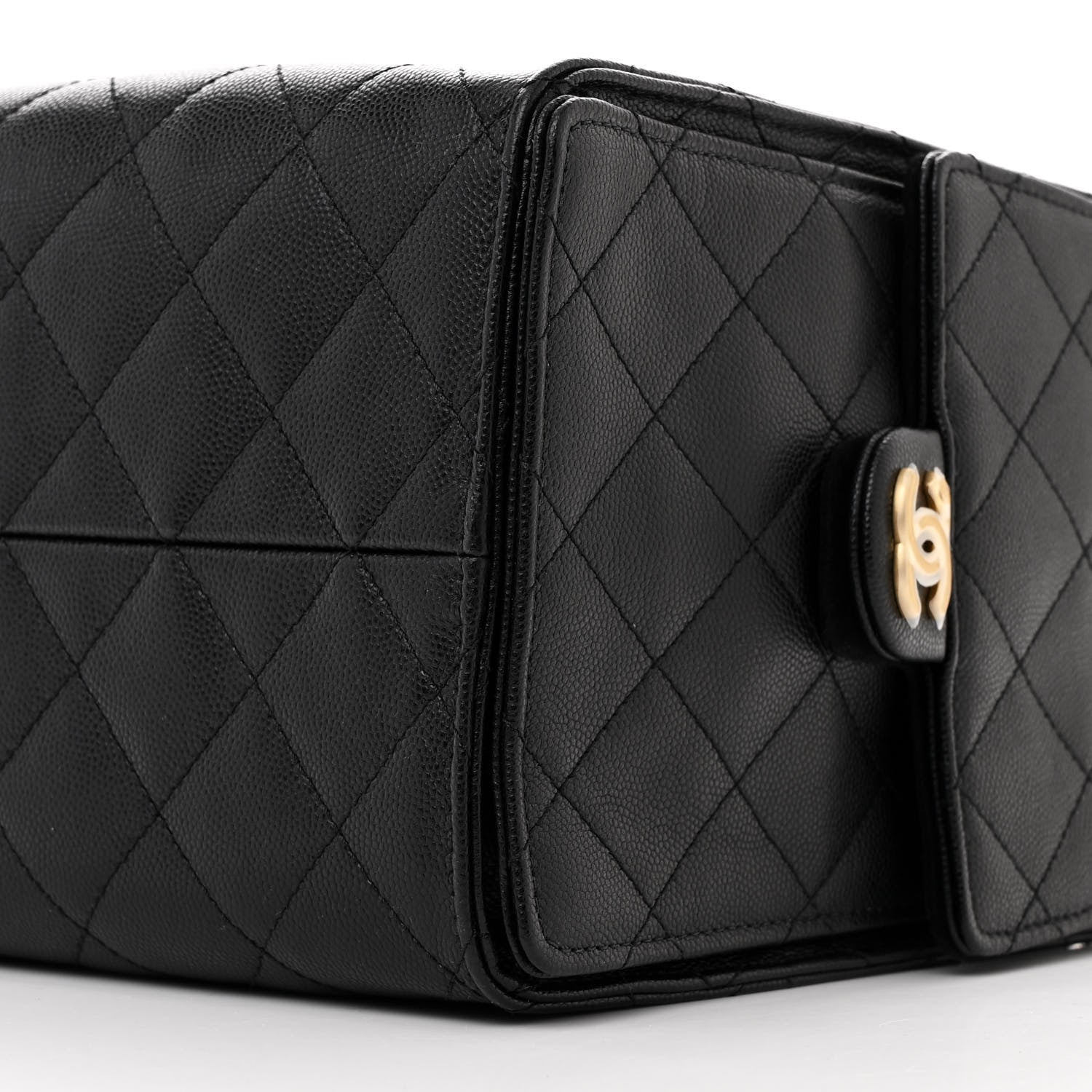Chanel Caviar Quilted Medium Chanel 25 Handbag Black 12 of 13