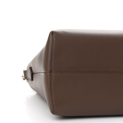 Fendi Vitello Dolce Bi-Color FF 1974 Embossed Medium By The Way Boston Bag Maya Black 8 of 10