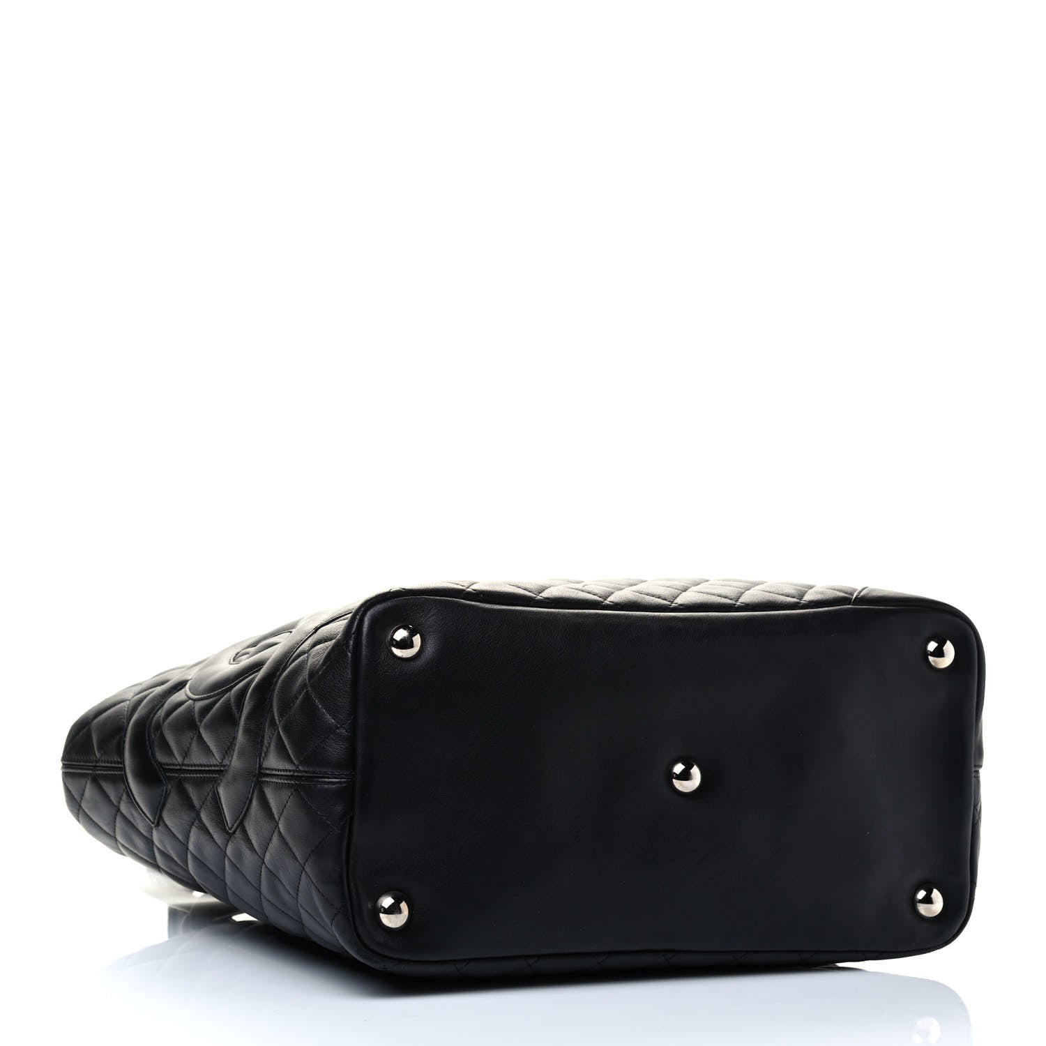 Chanel Calfskin Quilted Large Cambon Tote Black 3 of 4