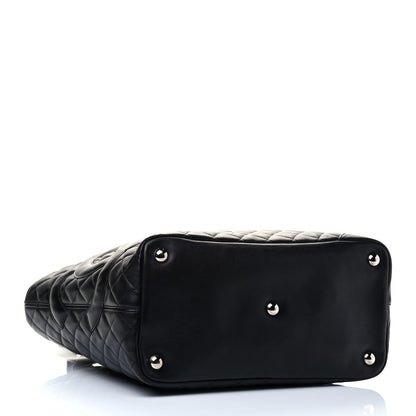 Chanel Calfskin Quilted Large Cambon Tote Black 3 of 4