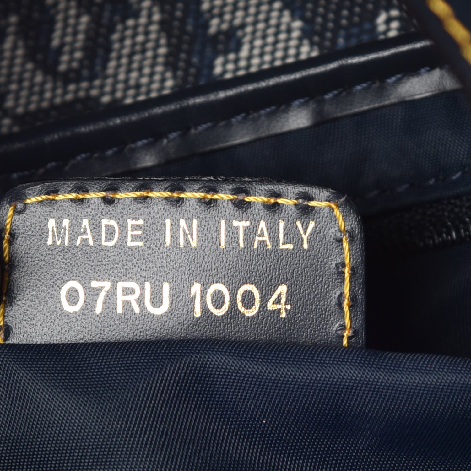 Christian Dior Monogram Saddle Bag Blue 7 of 7
