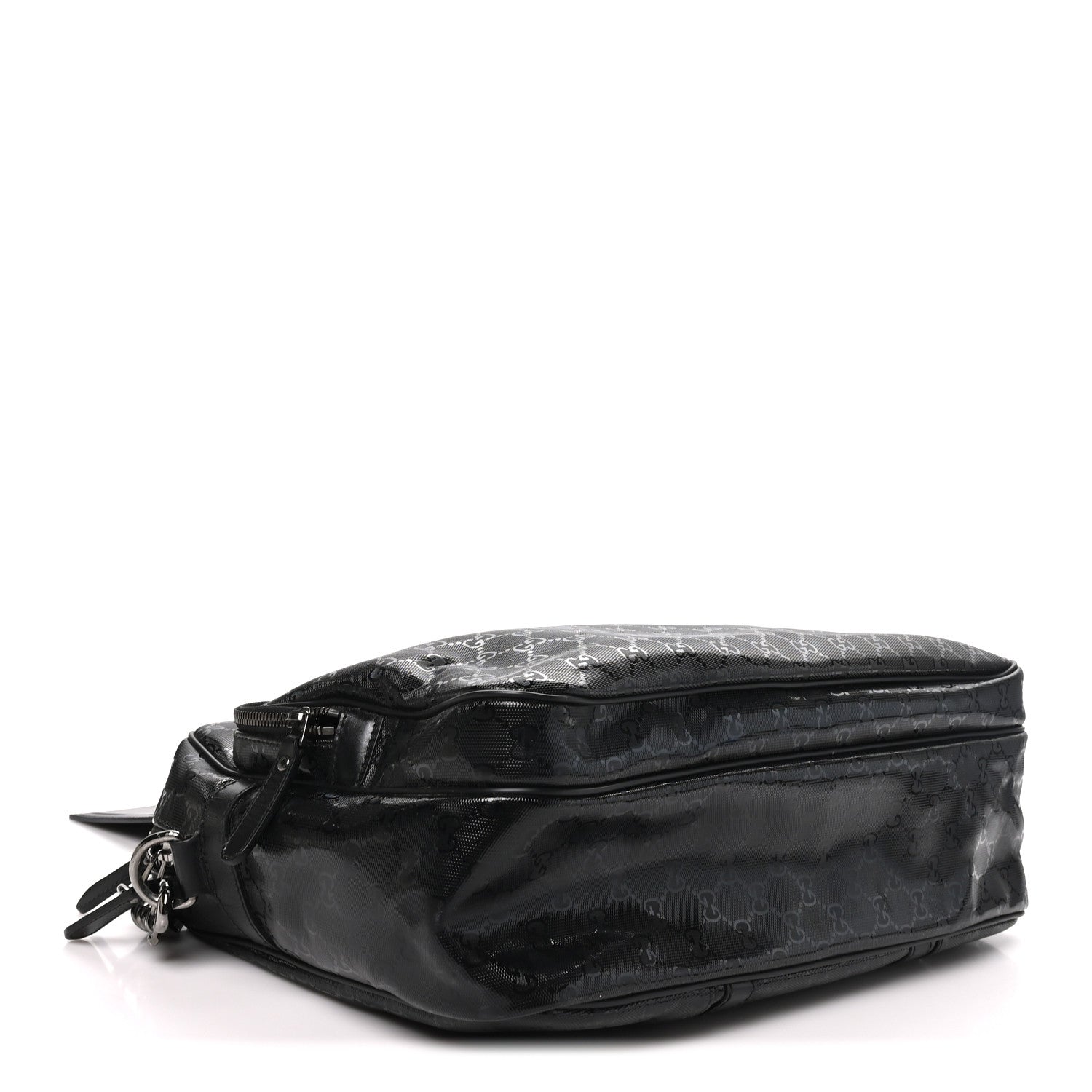 Gucci Imprime Monogram Medium Travel Bag Black 4 of 10