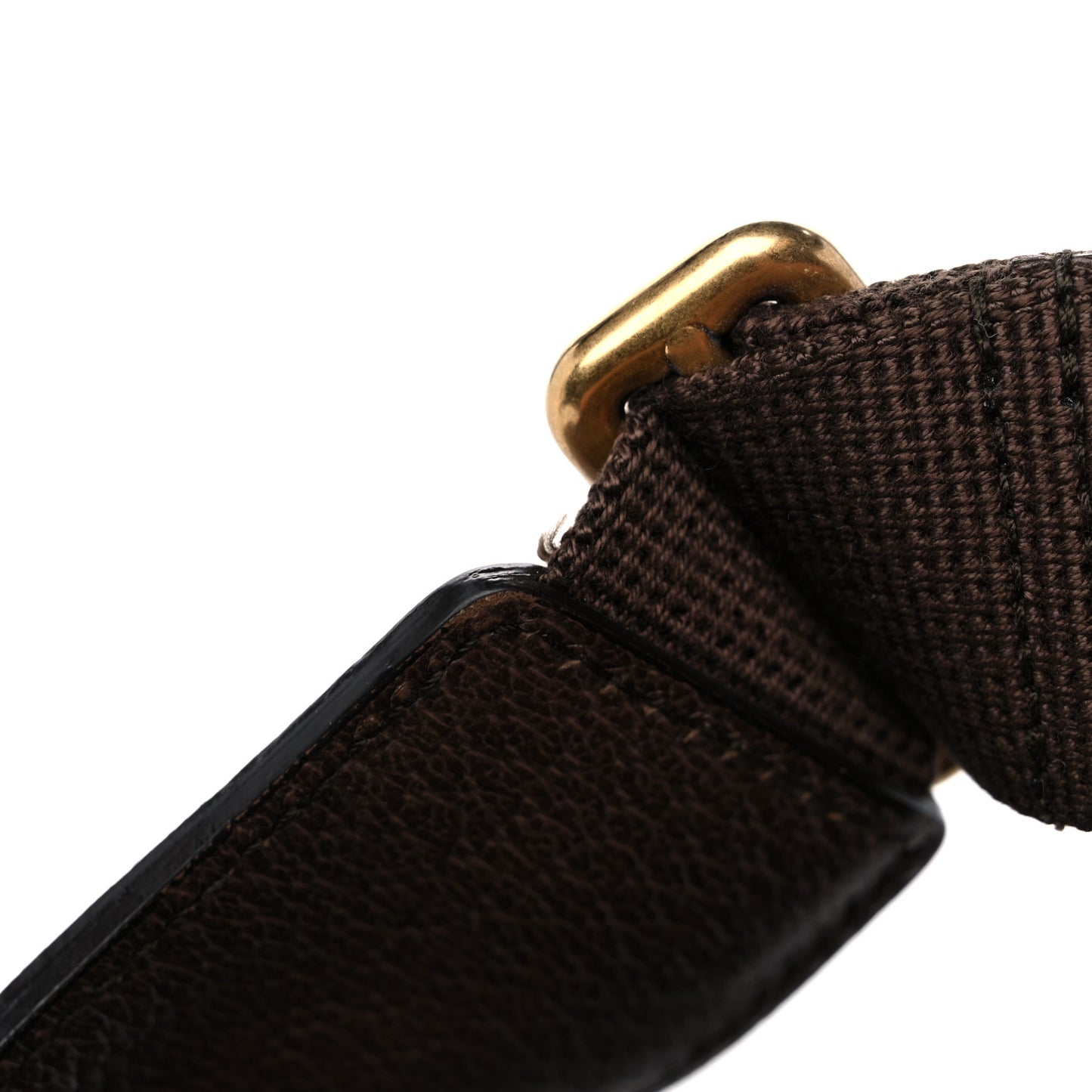 Soft GG Supreme Monogram Medium Ophidia Belt Bag Dark Brown