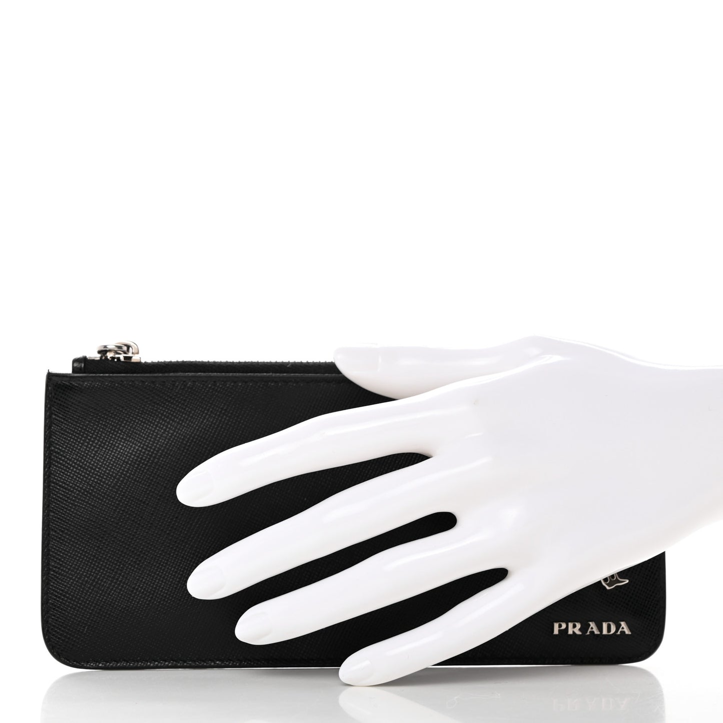 Saffiano Bellhop Key Holder Black