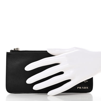 Prada Saffiano Bellhop Key Holder Black 2 of 9