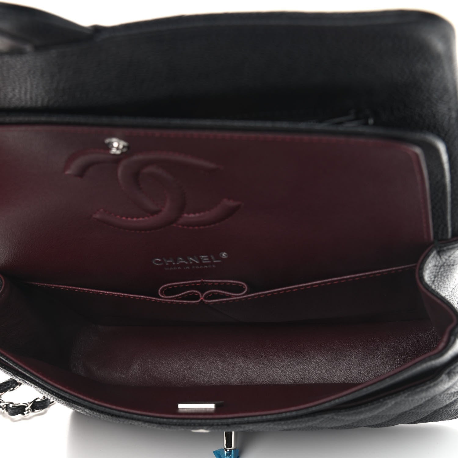 Chanel Caviar Quilted Medium Double Flap Black 4 of 8