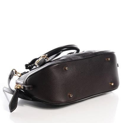 Burberry Grainy Leather Small Orchard Bowling Bag Dark Brown 4 of 8