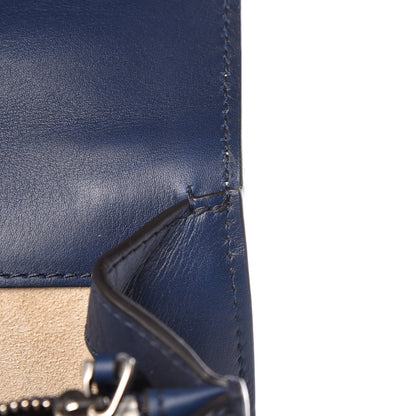 Gucci Calfskin Panther Embroidered Medium Dionysus Shoulder Bag White Blue Hibiscus Red 10 of 12