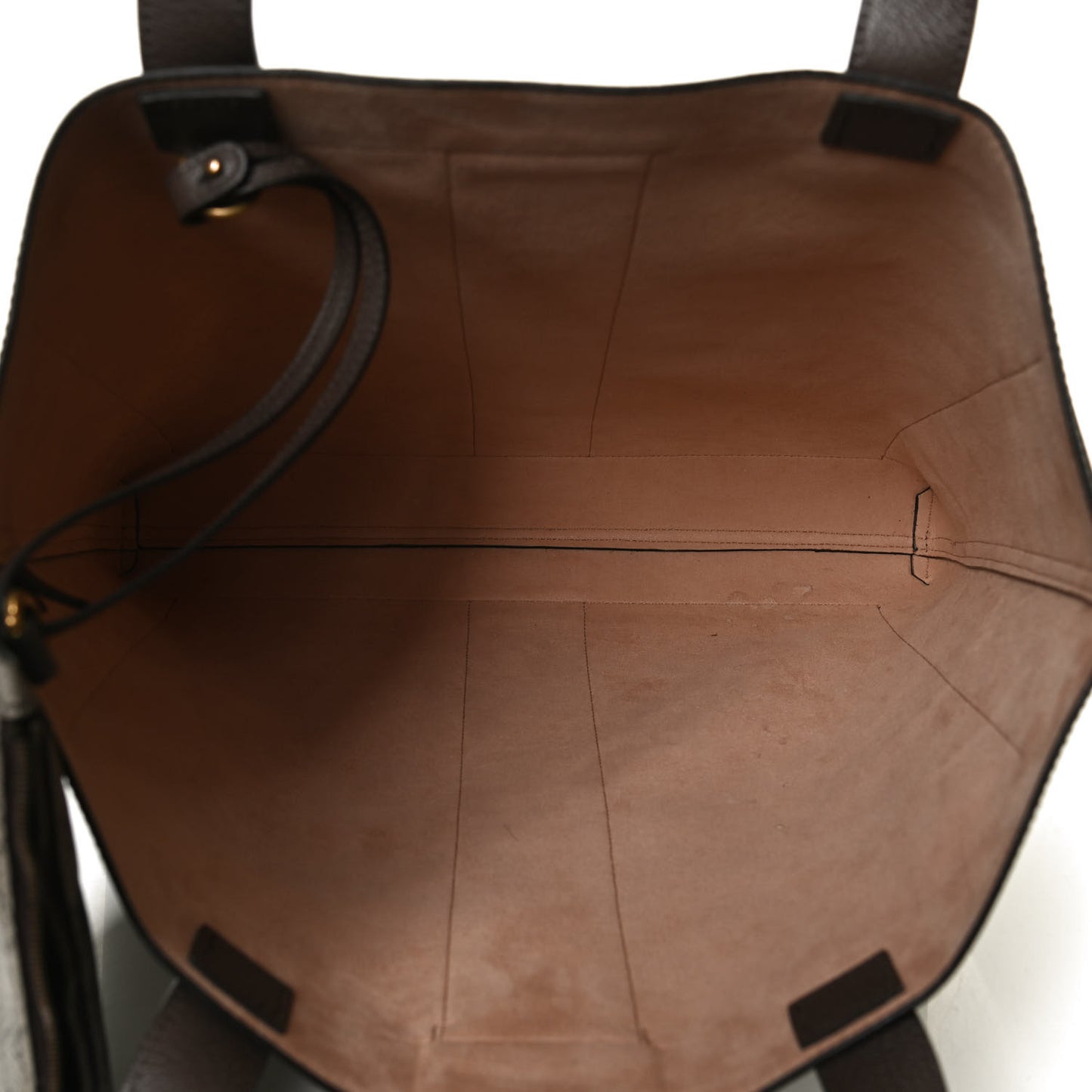 GG Supreme Monogram Web Large Ophidia Vertical Shopping Tote Brown