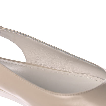 Bottega Veneta Nappa Point Sling Back Flats 38.5 White 10 of 10