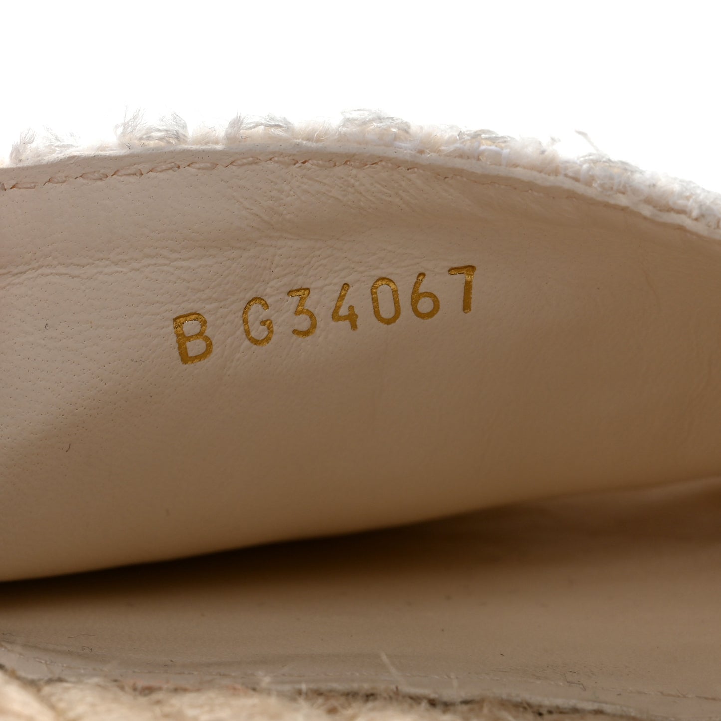 Tweed Grosgrain CC Mule Slide 39 Ivory Black