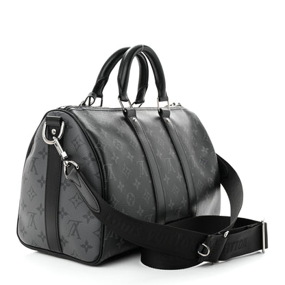 Louis Vuitton Monogram Eclipse Reverse Keepall Bandouliere 35 3 of 9