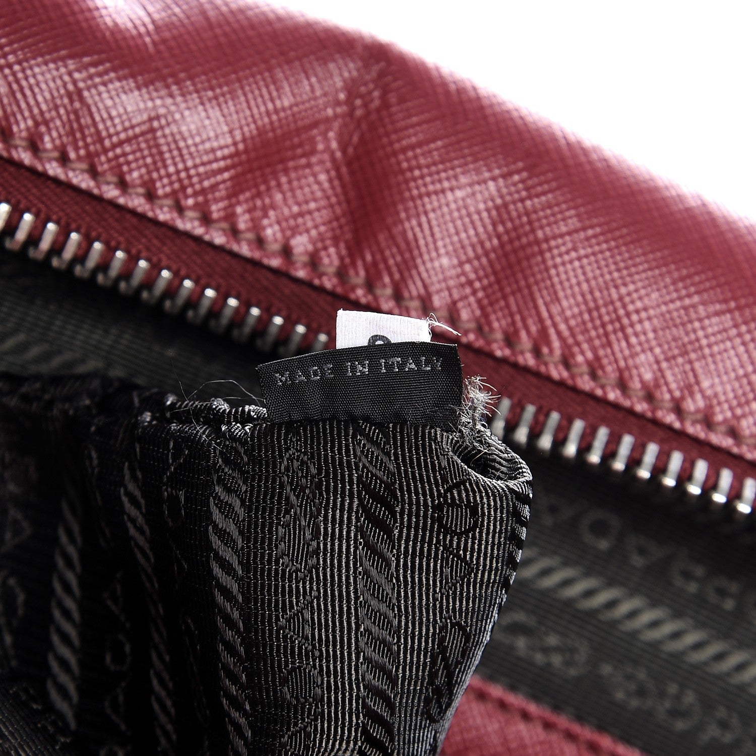 Prada Saffiano Travel Briefcase Red 7 of 12