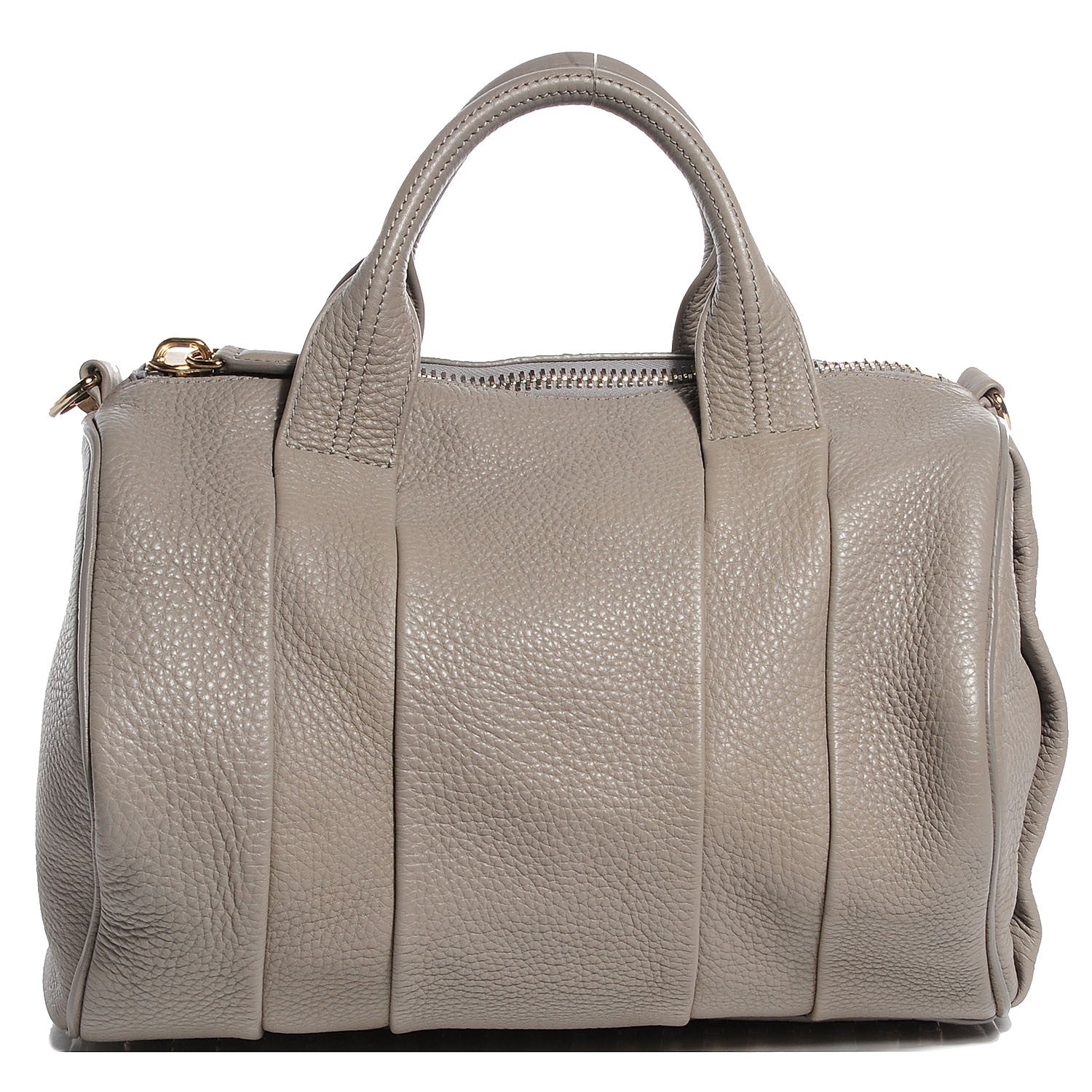 Alexander Wang Pebbled Lambskin Rocco Oyster 1 of 6