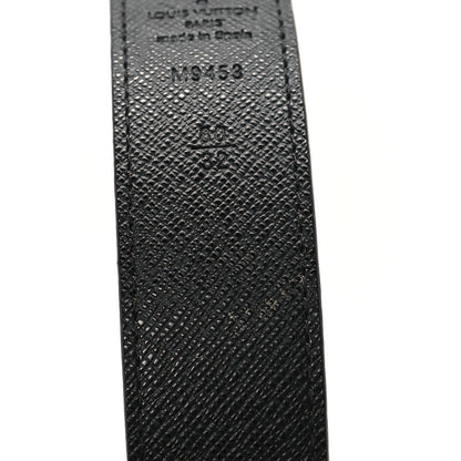 Louis Vuitton Calfskin Monogram 30mm LV Initiales Reversible Belt 80 32 Black 5 of 6