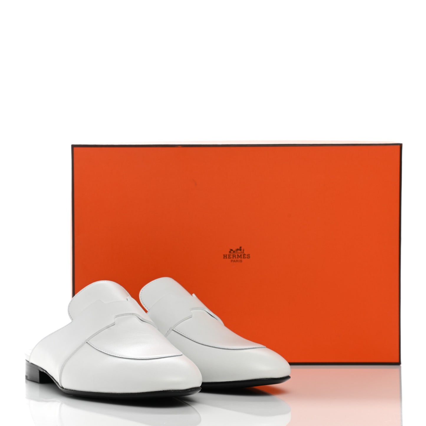 Calfskin Womens Op'H Catena Mules 37 White