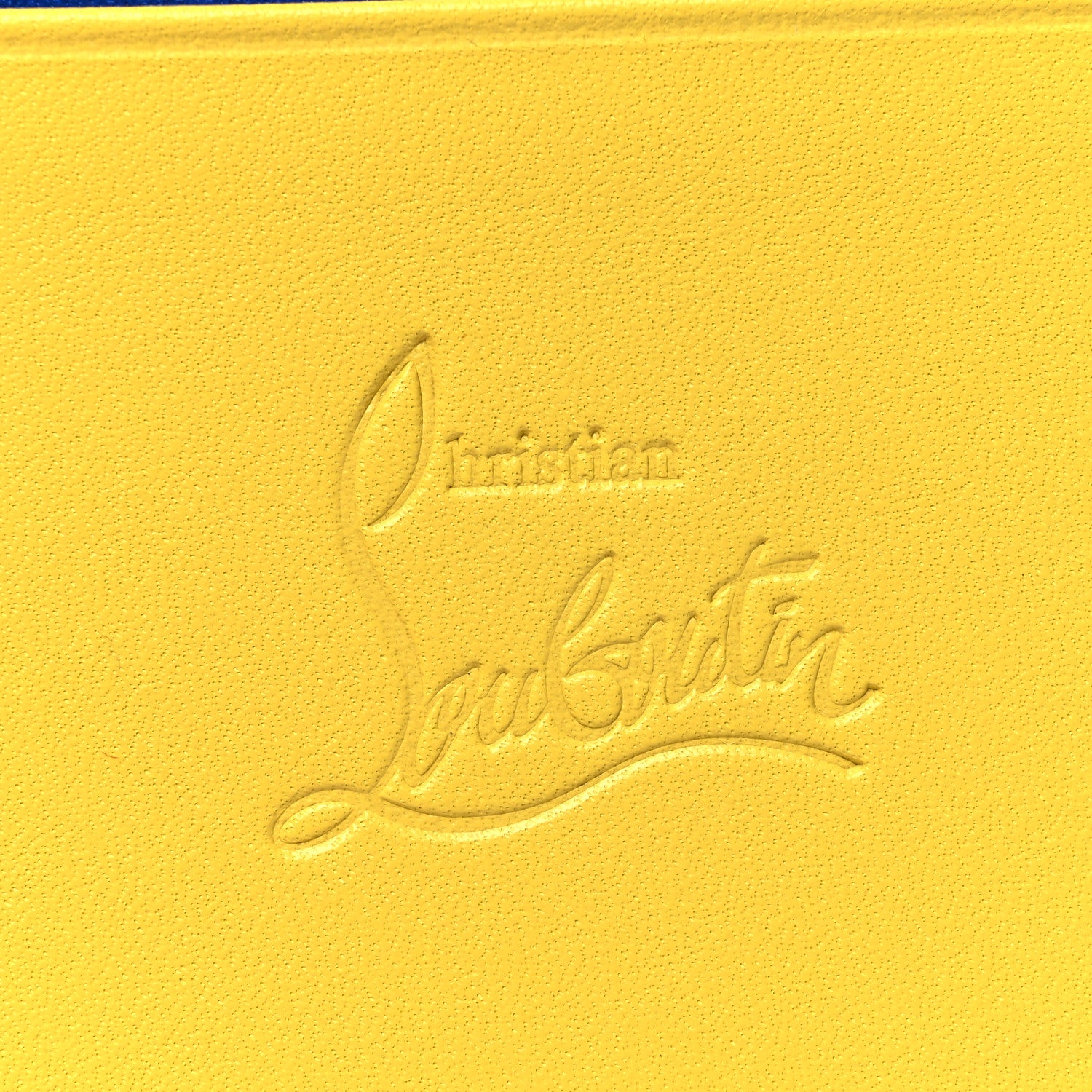 Christian Louboutin Calfskin Kios Card Holder Canari Pink Blue 6 of 9