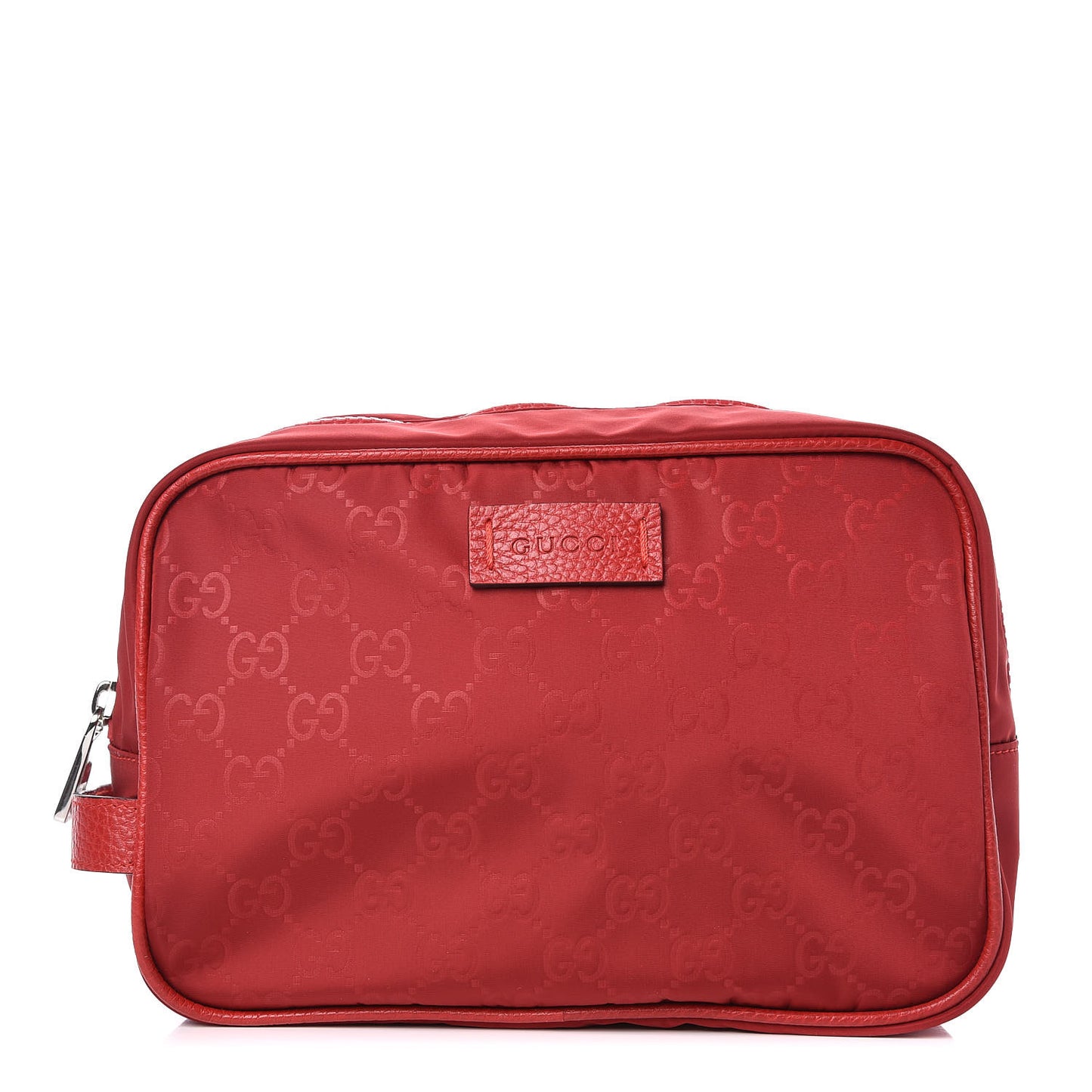 Nylon Monogram Dolmias Pouch Vibrant Red
