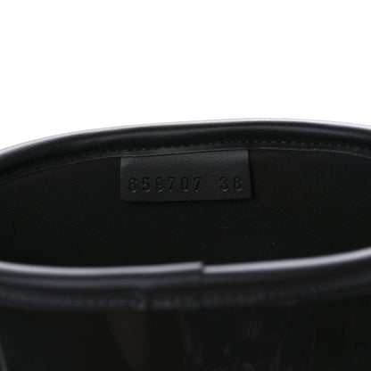 Gucci Rubber Horsebit Knee High Boots 38 Black 7 of 7