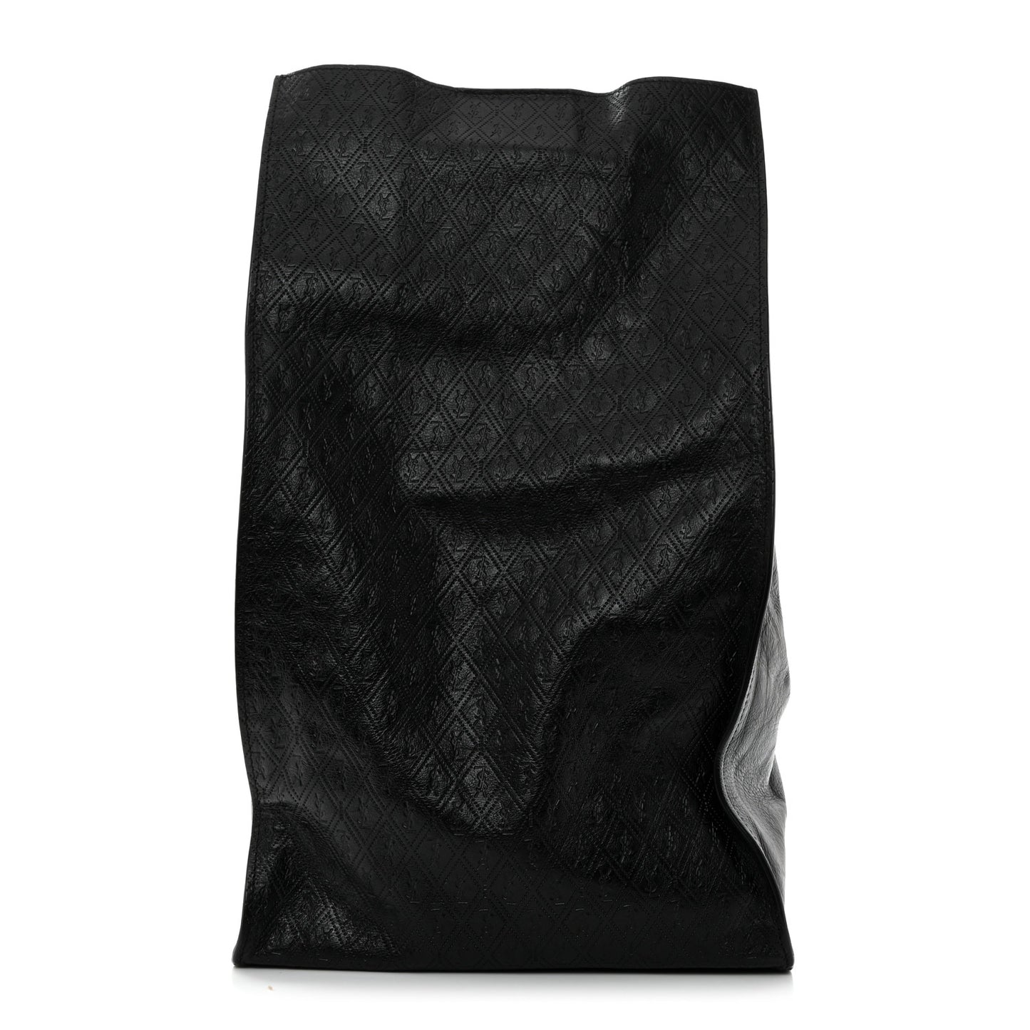 Calfskin Monogram Deli Paper Bag Vintage Black