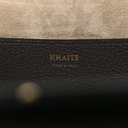 Khaite Pebbled Calfskin Cate Bag Dark Brown 6 of 11