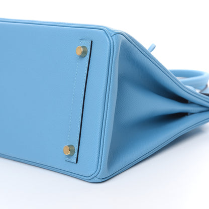 Hermes Epsom Birkin 30 Bleu Du Nord 29 of 30