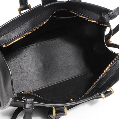 Saint Laurent Calfskin Small Monogram Cabas Black 5 of 10