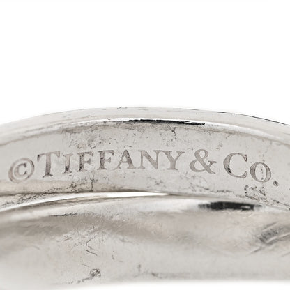 Tiffany Sterling Silver 1837 Interlocking Circles Ring 58 8.25 5 of 6