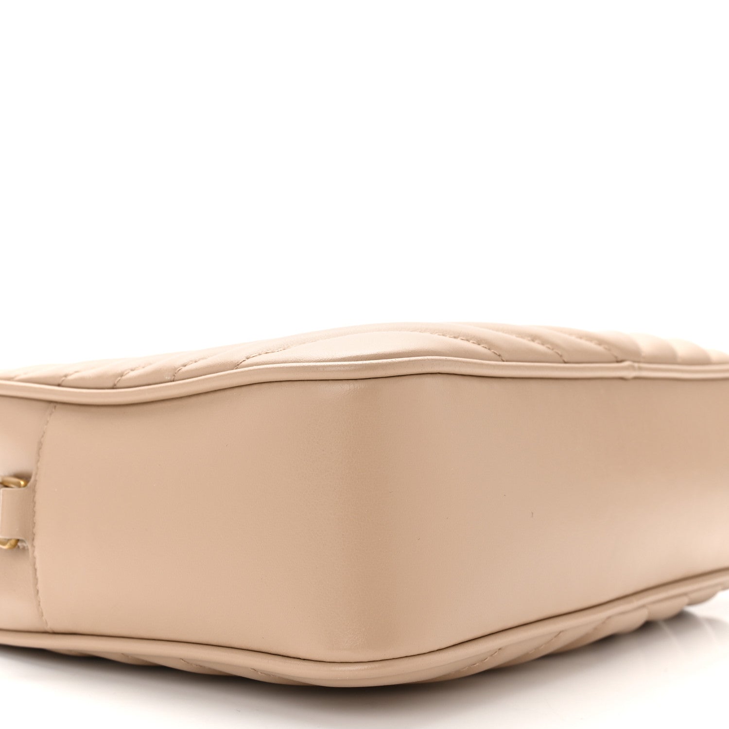 Saint Laurent Calfskin Matelasse Monogram Lou Camera Bag Dark Beige 9 of 14