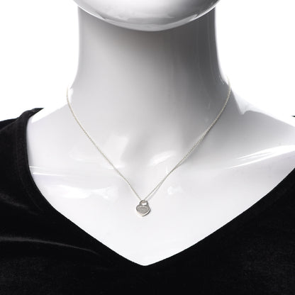 Tiffany Sterling Silver Return to Tiffany Heart Lock Pendant Necklace 2 of 6