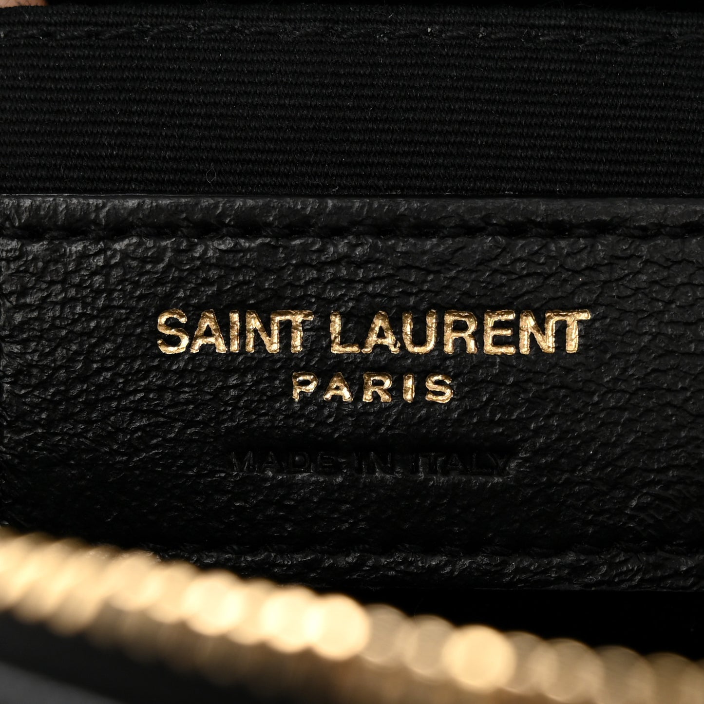 Grained Lambskin Monogram Lou Camera Bag Black