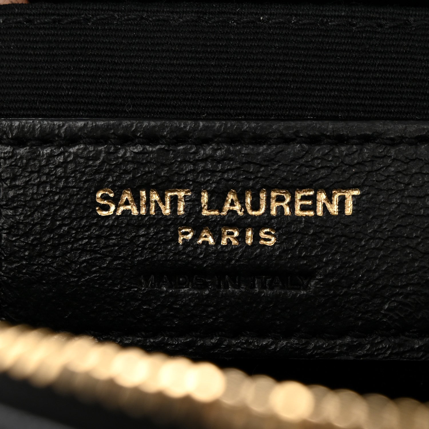 Saint Laurent Grained Lambskin Monogram Lou Camera Bag Black 6 of 14