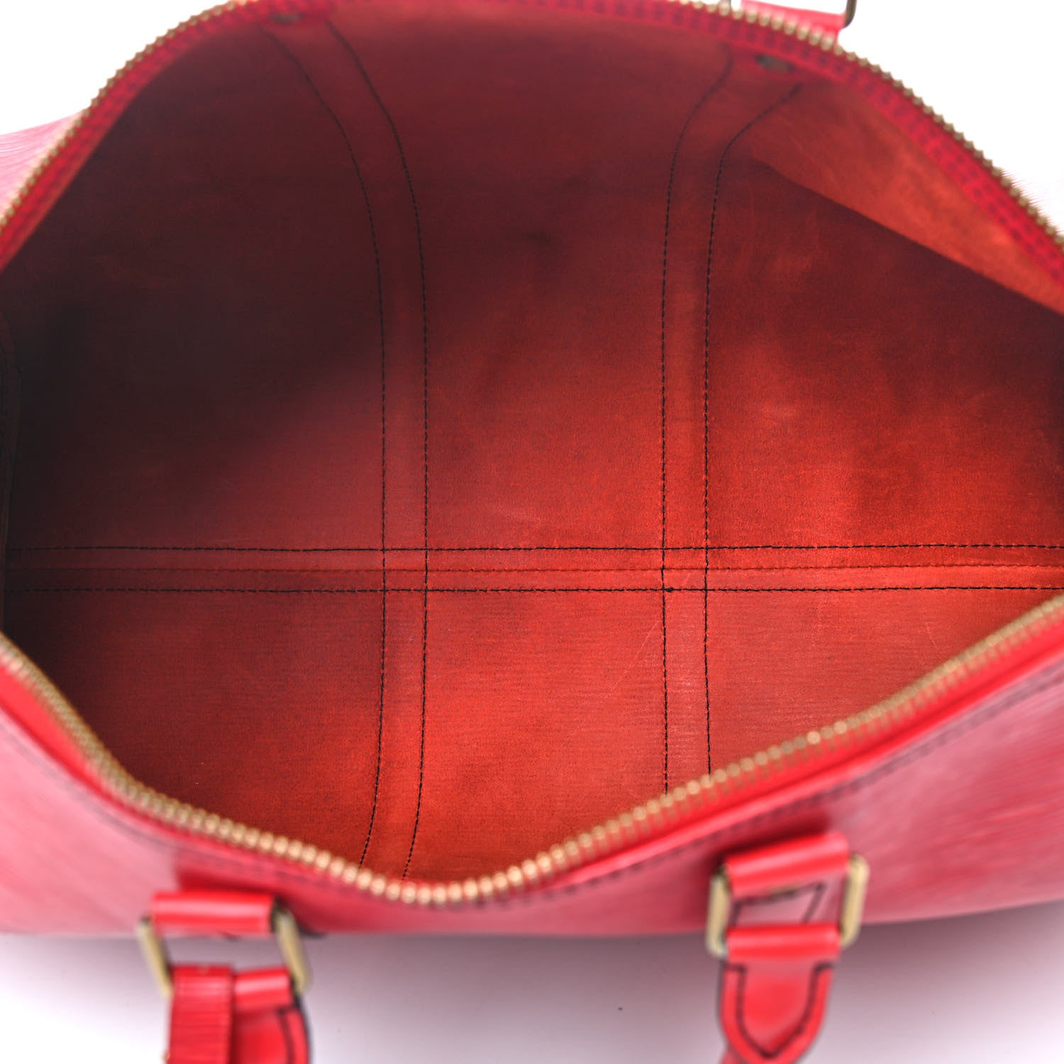 Louis Vuitton Epi Keepall 45 Castillan Red 5 of 15