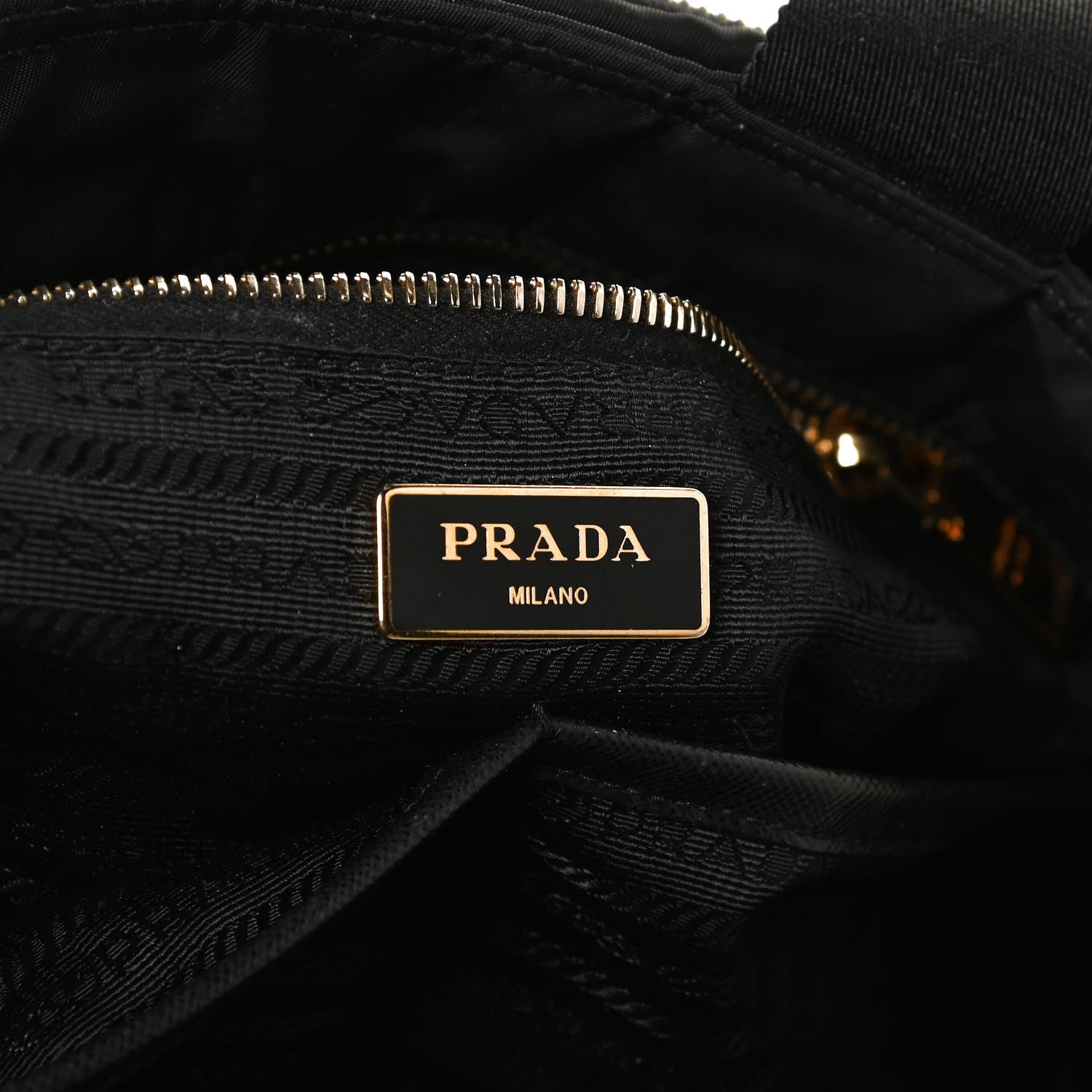 Prada Nylon Vela Baby Bag Black 6 of 14