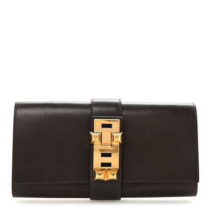 Hermes Box Medor 23 Clutch Chocolate 1 of 6