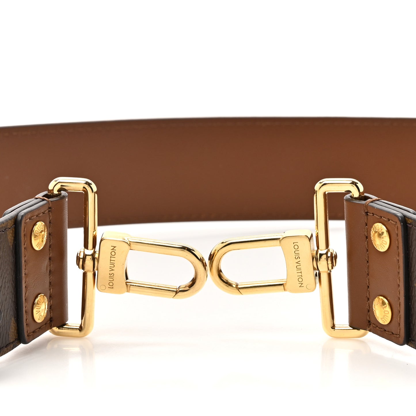 Monogram Adjustable Papillon Shoulder Strap Brown