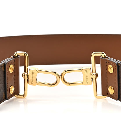 Louis Vuitton Monogram Adjustable Papillon Shoulder Strap Brown 3 of 5