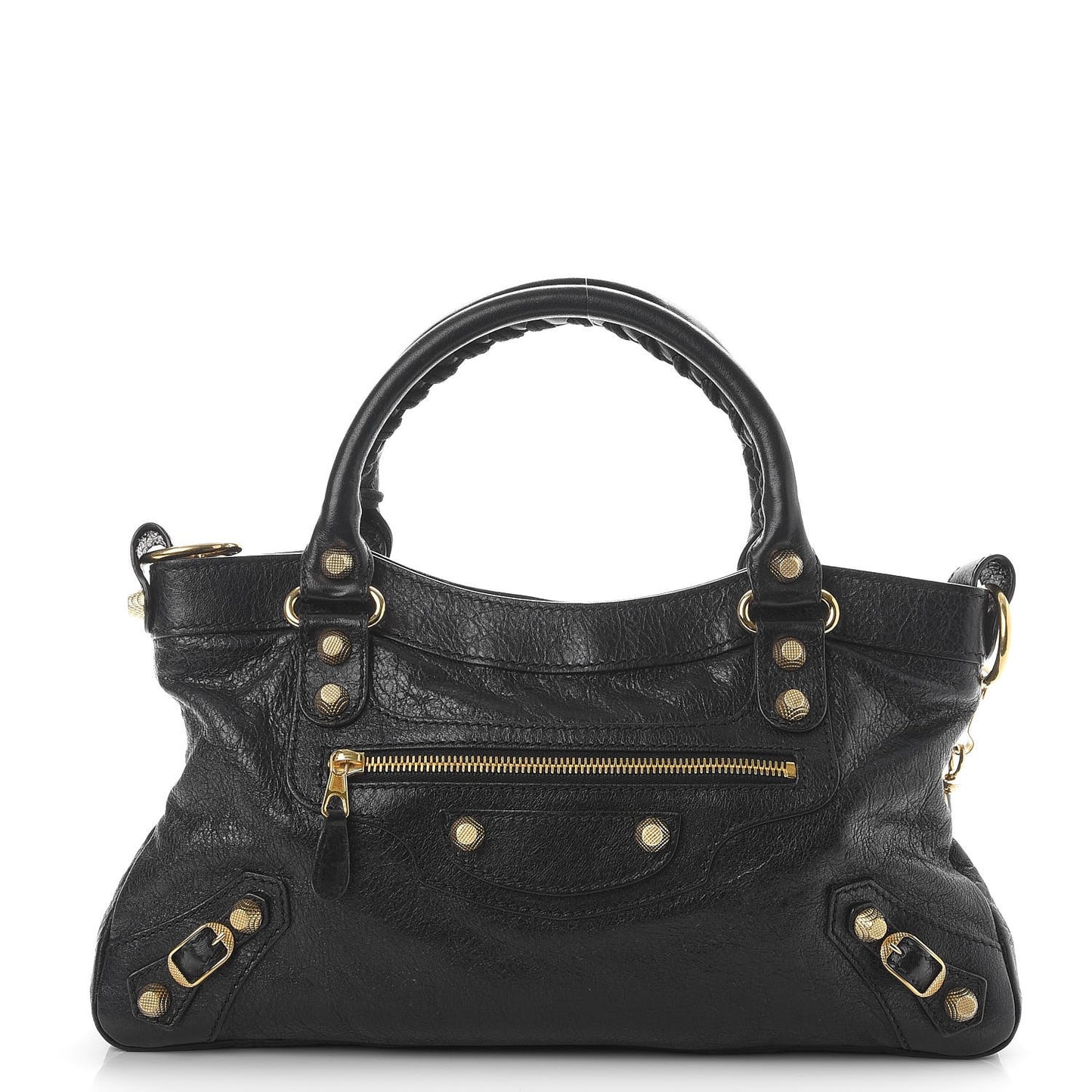 Agneau Giant 12 Gold Hardware First Black