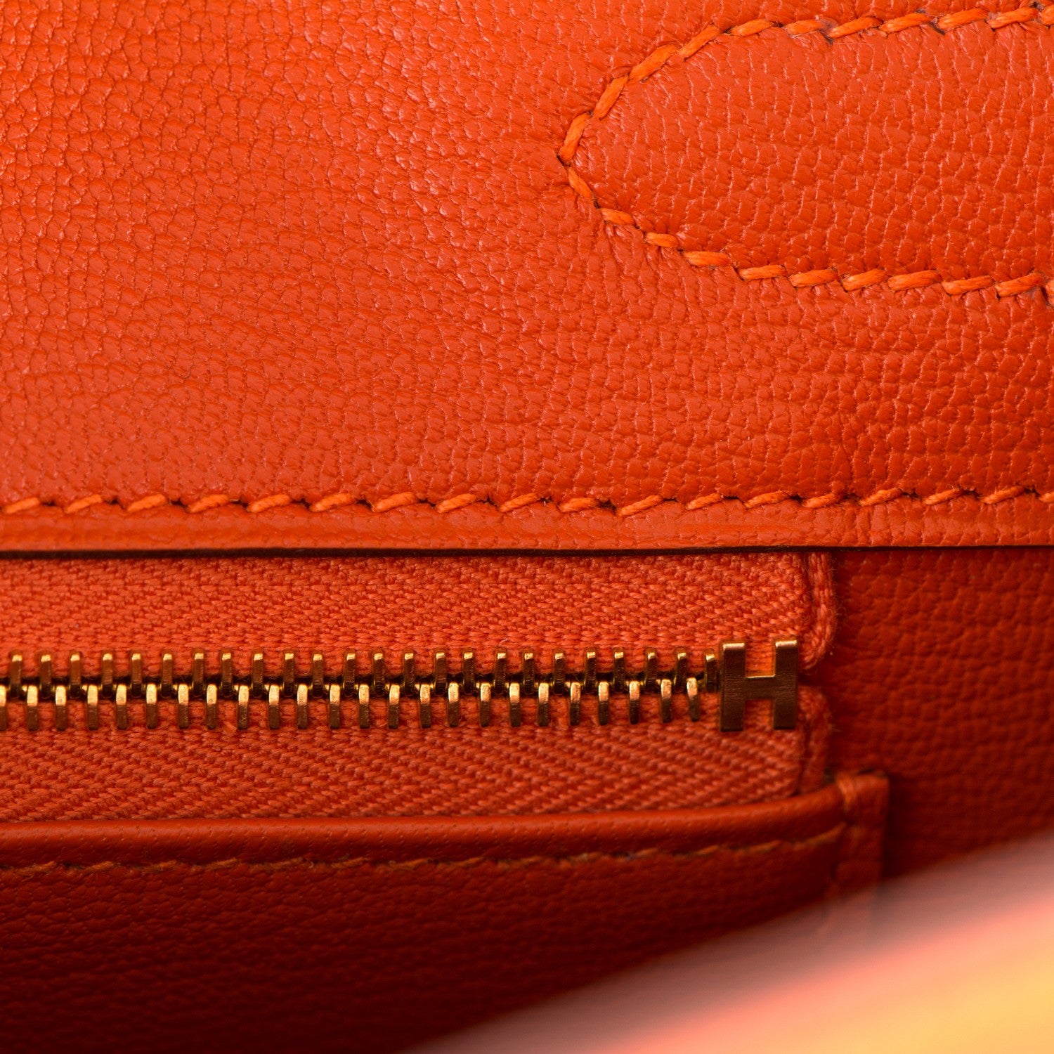 Hermes Epsom Birkin 30 Orange 20 of 24