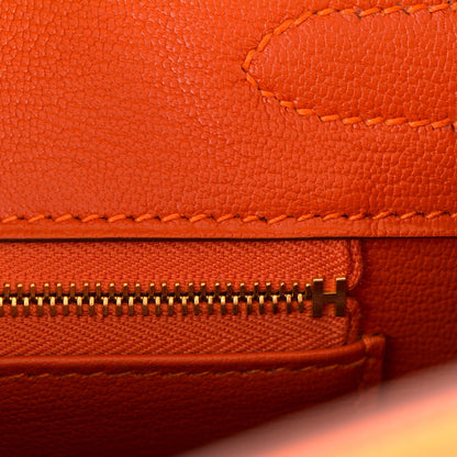 Hermes Epsom Birkin 30 Orange 20 of 24