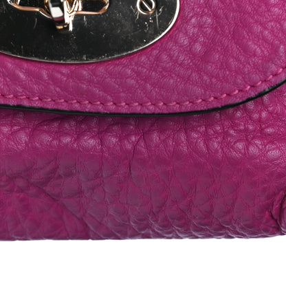 Mulberry Grained Calfskin Darley Key Pouch Violet 10 of 10