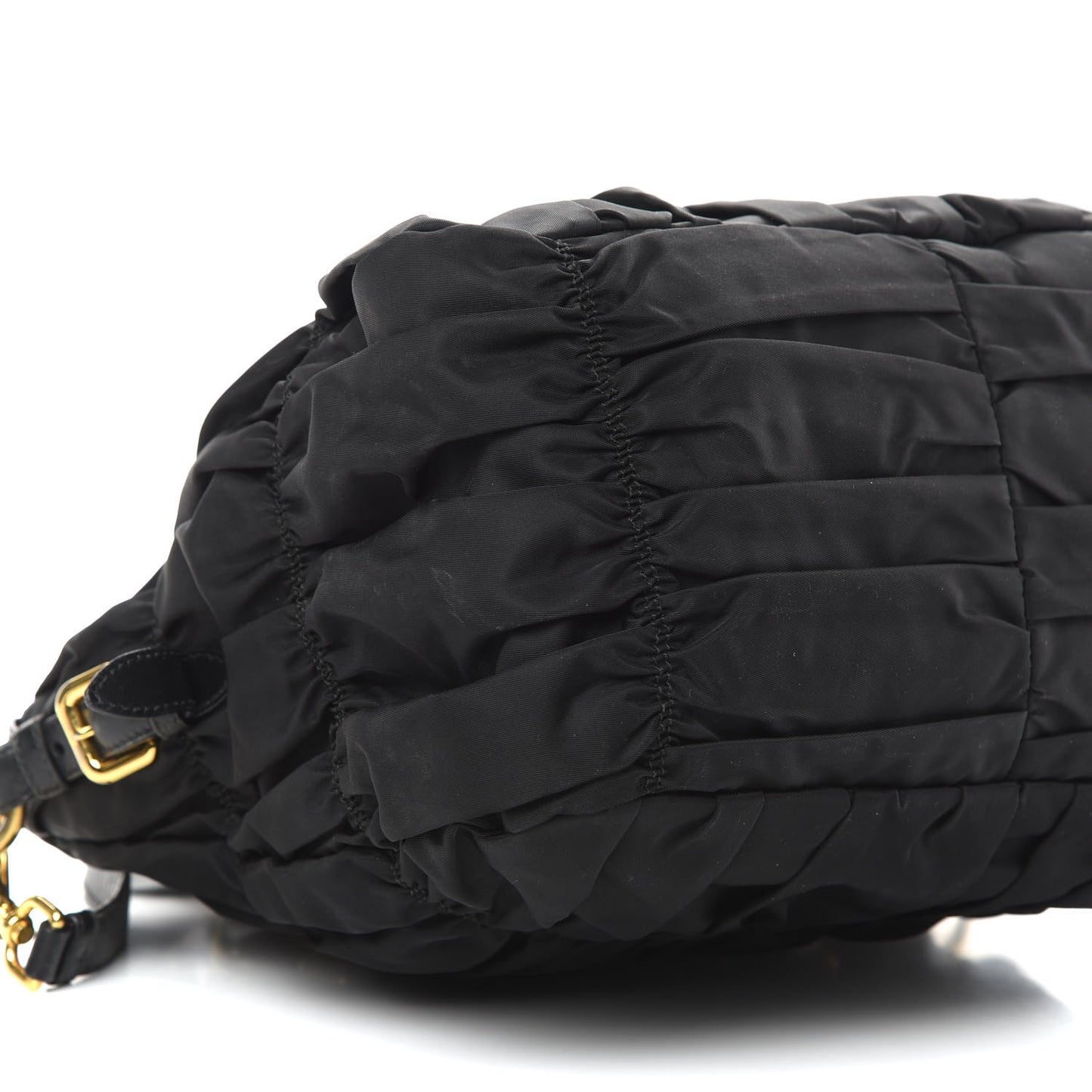 Tessuto Nylon Gaufre Tote Black