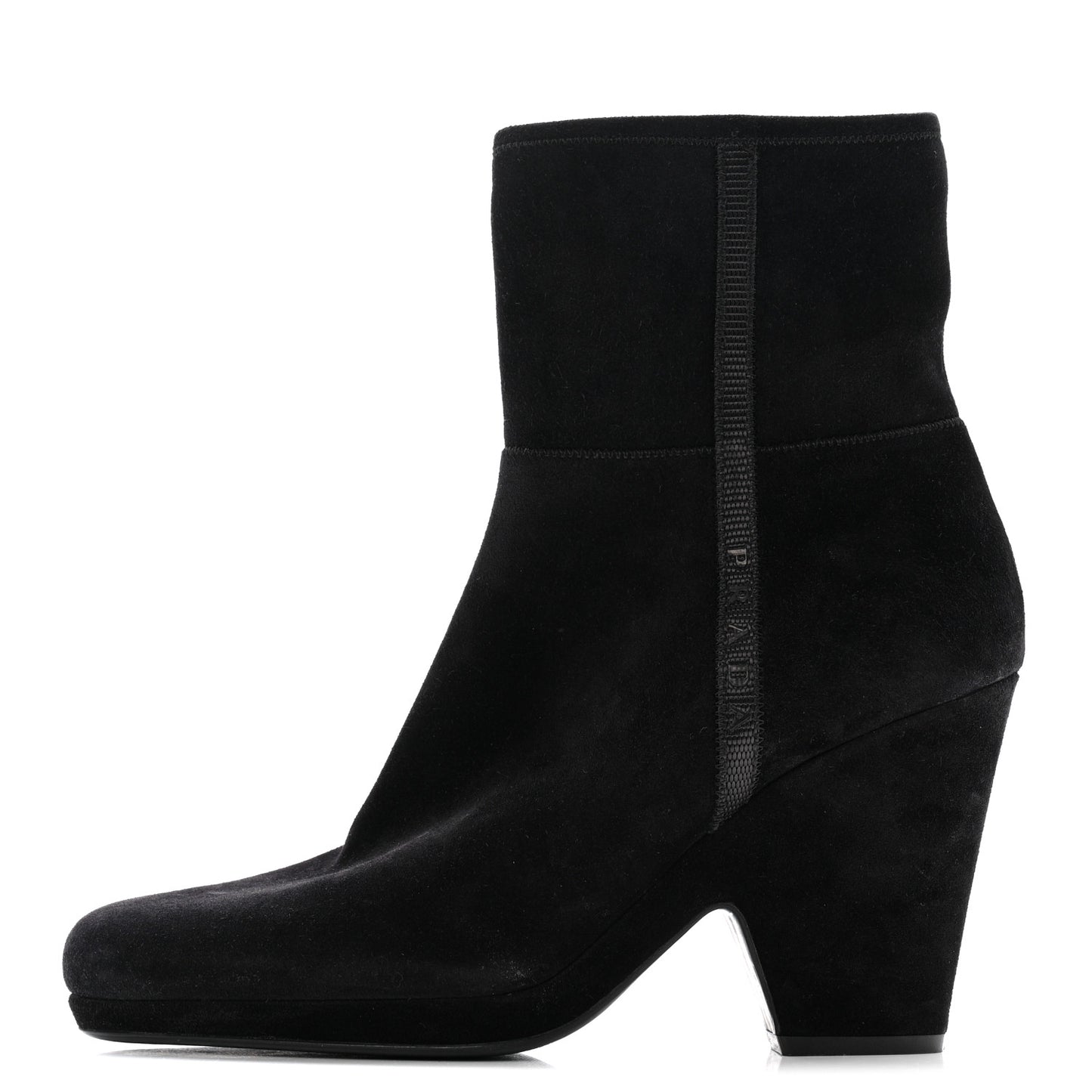 Scamosciato Zip Boots 40 Black