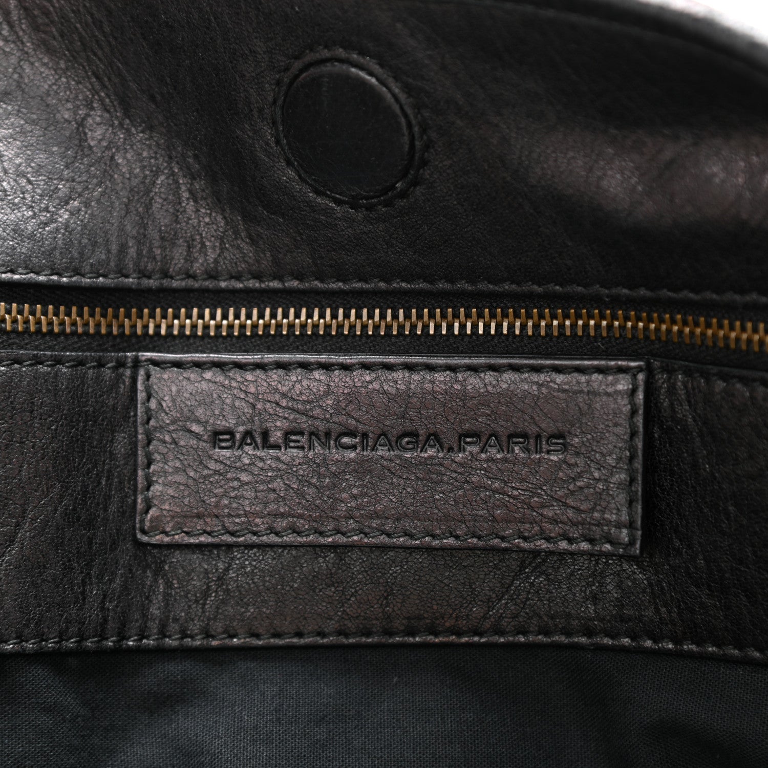 Balenciaga Agneau Classic Hardware Large Sunday Tote Black 6 of 8
