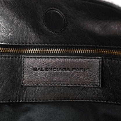 Balenciaga Agneau Classic Hardware Large Sunday Tote Black 6 of 8