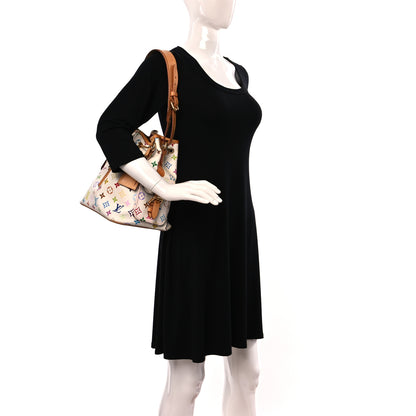 Louis Vuitton Monogram Multicolor Petit Noe White 2 of 9