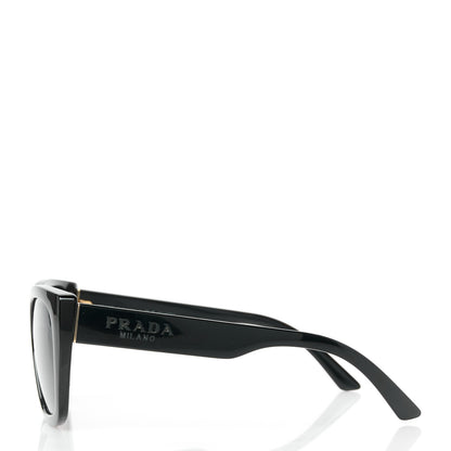 Prada Cat Eye Sunglasses SPR 24X Black 3 of 8